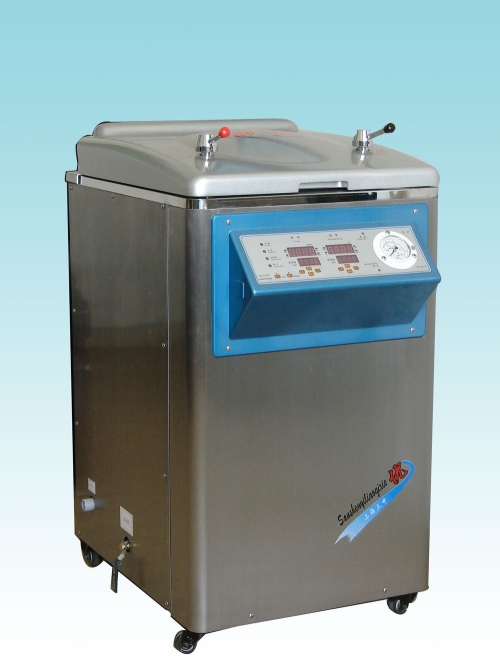 上海三申不銹鋼立式電熱蒸汽滅菌器YM75ZI（YM100Z）
