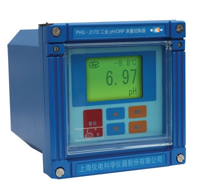上海雷磁工業PH/ORP測量控制儀PHG-217D配PHGF-43