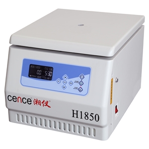 湖南湘儀臺式高速離心機H1850（大屏幕液晶顯示）