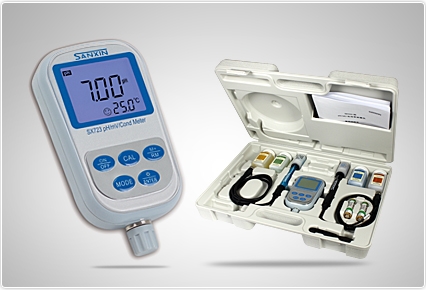 上海三信便攜式雙參數測量儀SX723    PH/電導率計