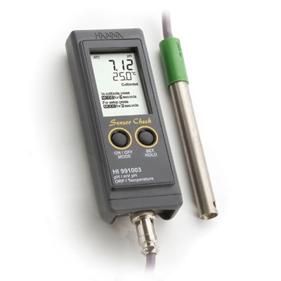 意大利哈納防水型便攜式pH/ ORP/°C測定儀HI991002