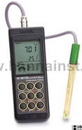 意大利哈納防水型便攜式pH/ ORP/ °C測定儀HI98150