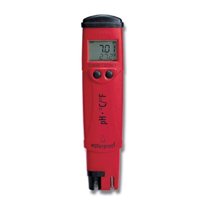 意大利哈納防水型筆式pH/°C測定儀HI98127