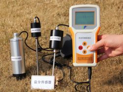 浙江托普土壤水分、溫度、鹽分、PH 四參數速測儀TZS-PHW-4